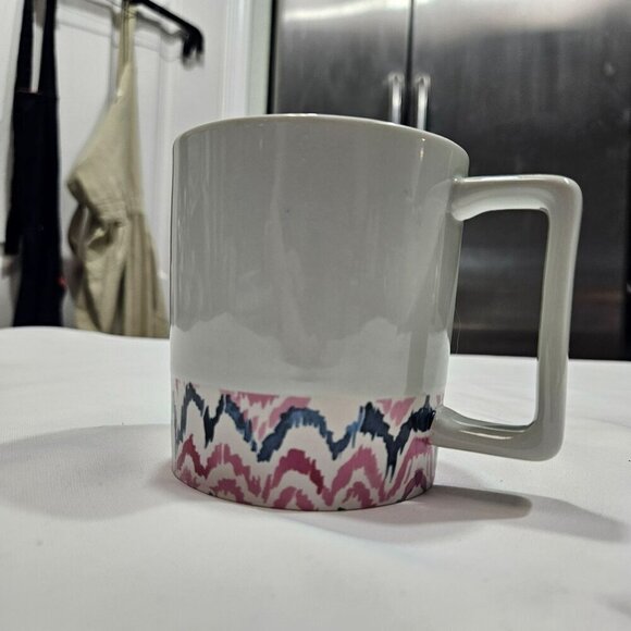 Starbucks 12 Fl Oz Ceramic Mug With Pink mint & Blue Pattern - Picture 6 of 9